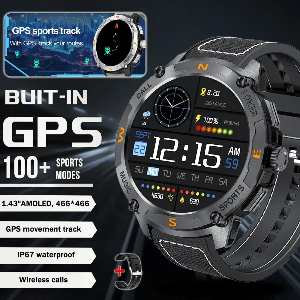 Outdoor Smart Watch – 5 Satellite GPS
