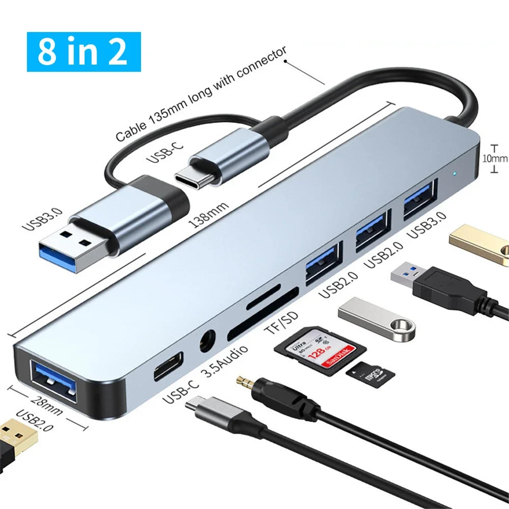 USB-C 3.0 Multiport Adapter Hub