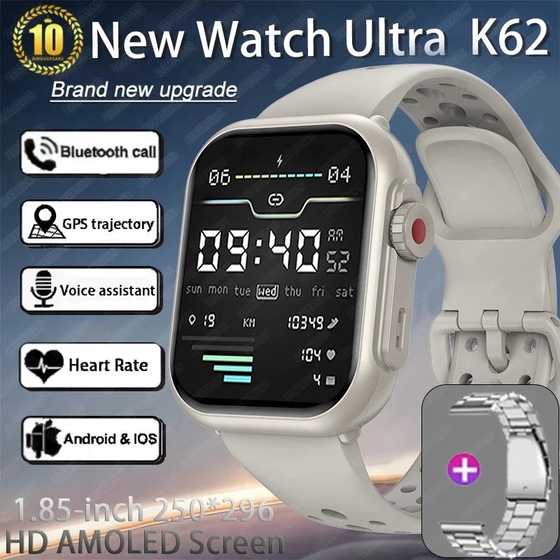Smartwatch Ultra 2 – 1.85" HD Touch Screen