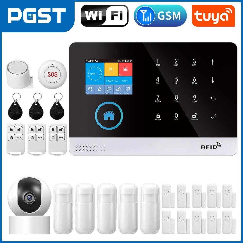 PGST 103 4G WiFi GSM Home Security System