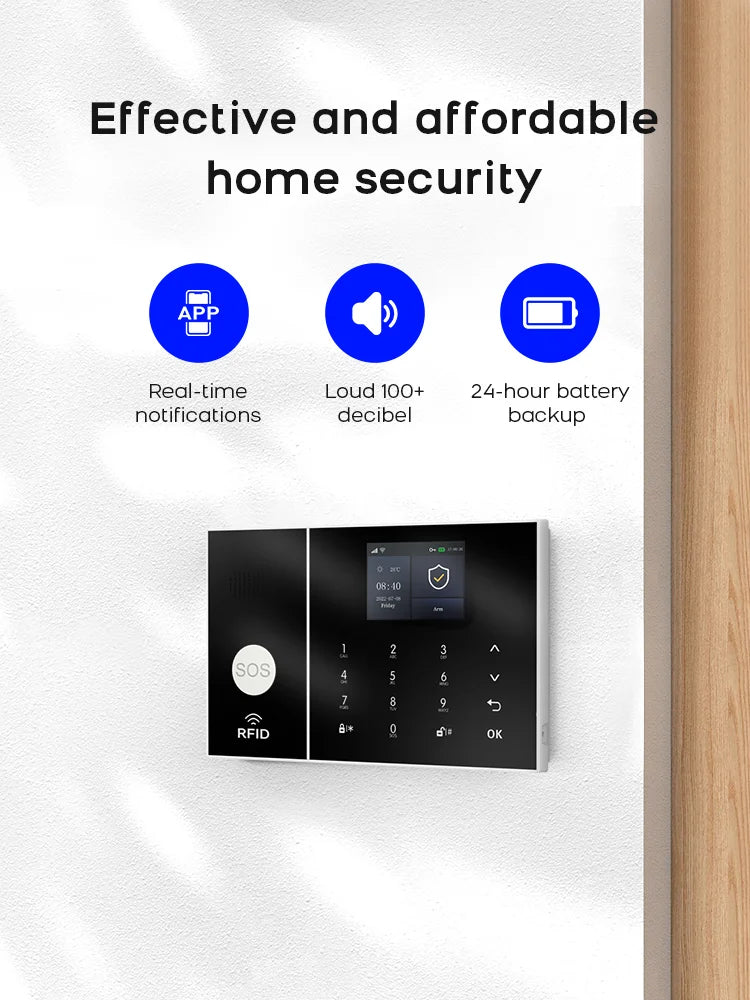 PGST WiFi GSM Smart Home Alarm System with Tuya App