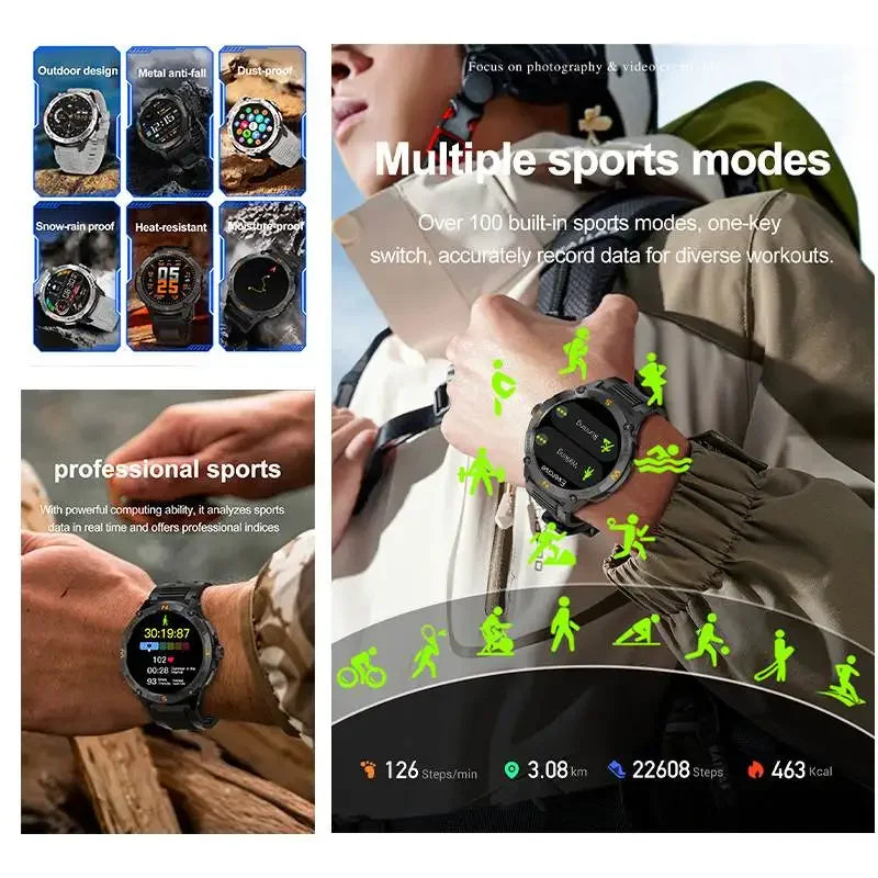 Outdoor Smart Watch – 5 Satellite GPS