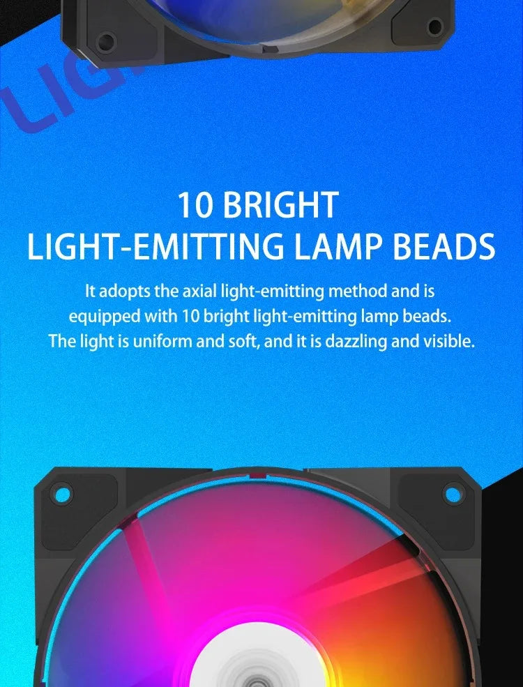 TEUCER P16 RGB 120mm PC Case Fan