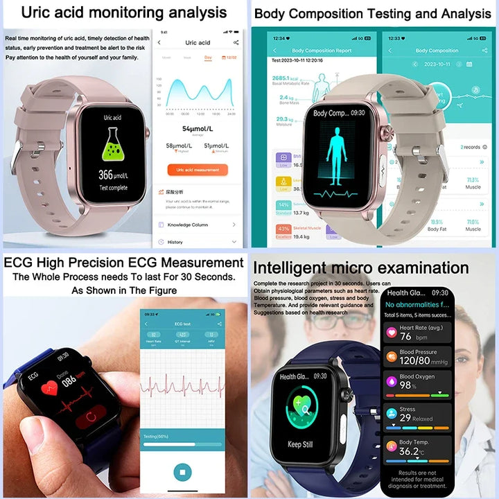 2025 ECG+PPG Smartwatch – Women’s Menstrual Health