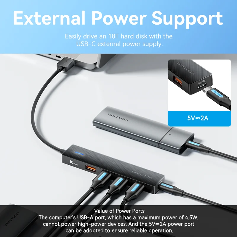 Vention 4-Port USB 3.2 Hub