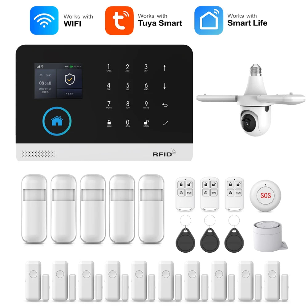 MULO PG103 Smart Home Alarm System WiFi GSM 433MHz