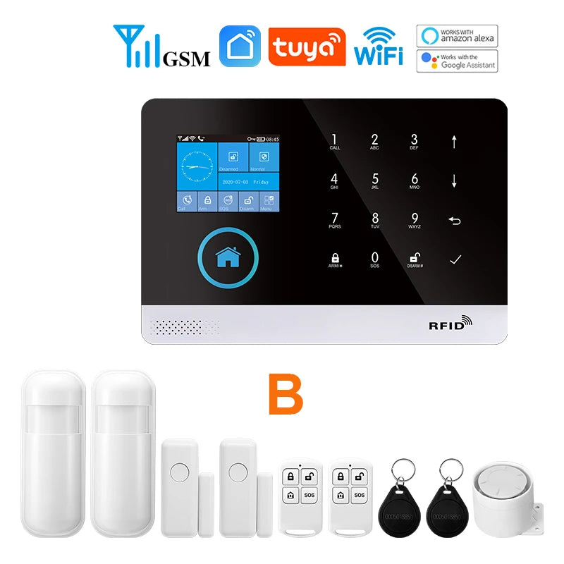 MULO PG103 Smart Home Alarm System WiFi GSM 433MHz