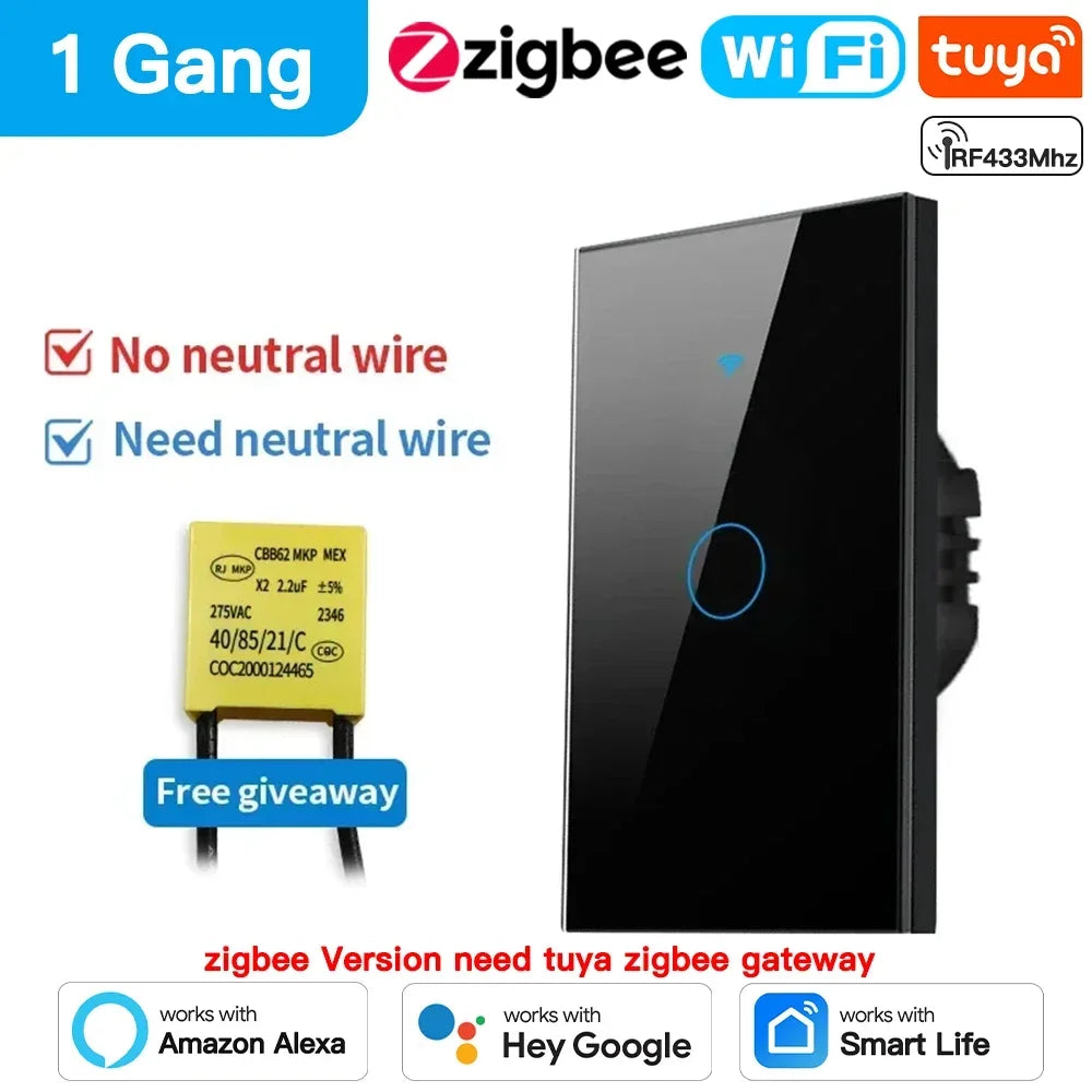 TNCE Tuya WiFi Zigbee Smart Wall Switch