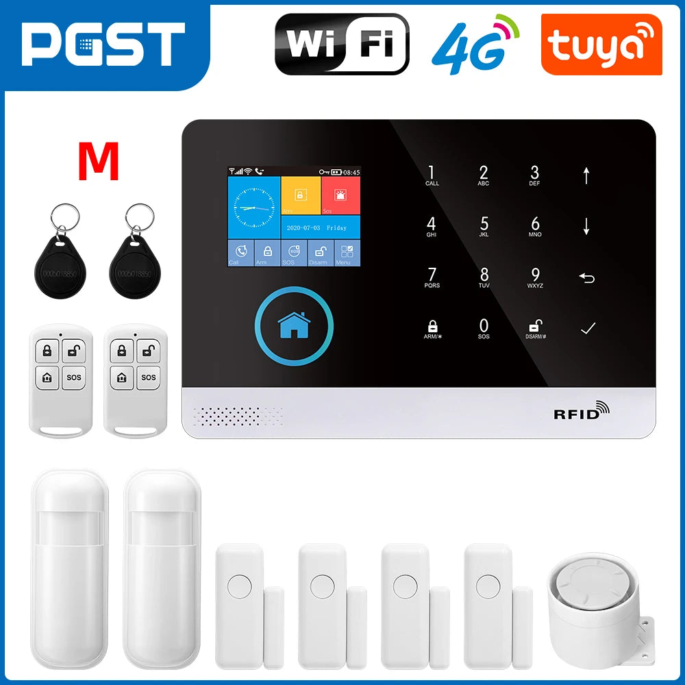 PGST 103 4G WiFi GSM Home Security System