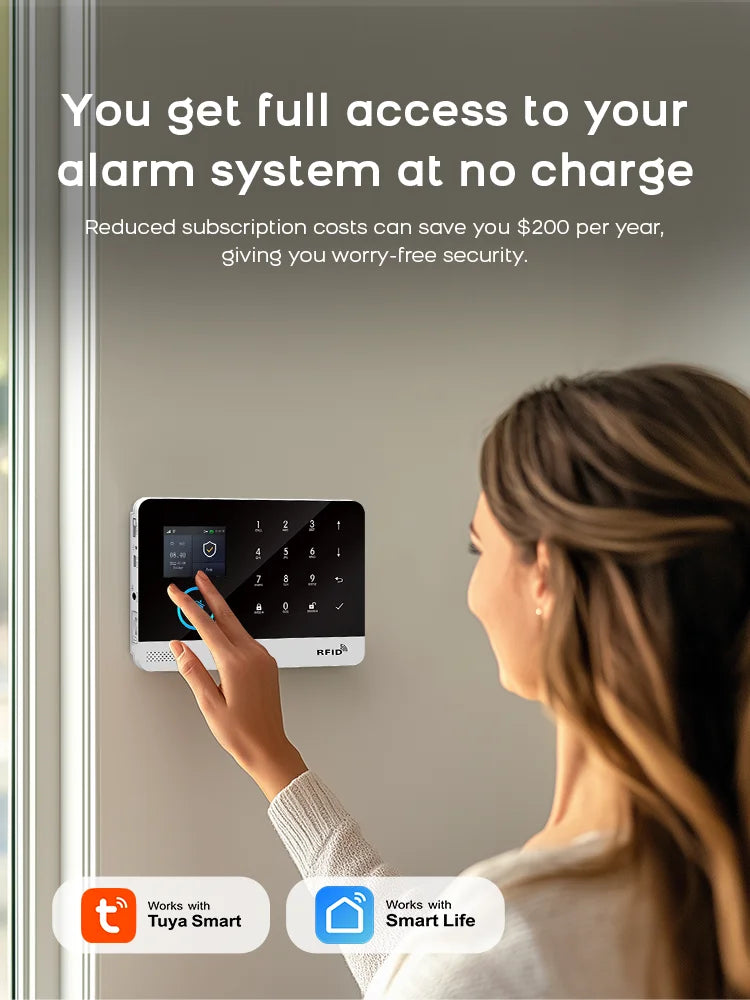 MULO PG103 Smart Home Alarm System WiFi GSM 433MHz