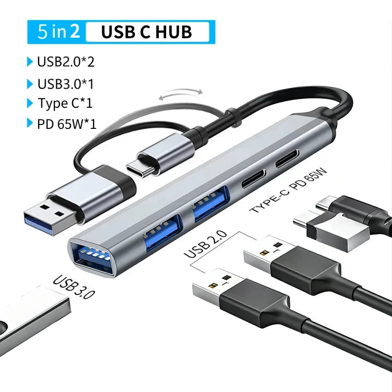 USB-C 3.0 Multiport Adapter Hub
