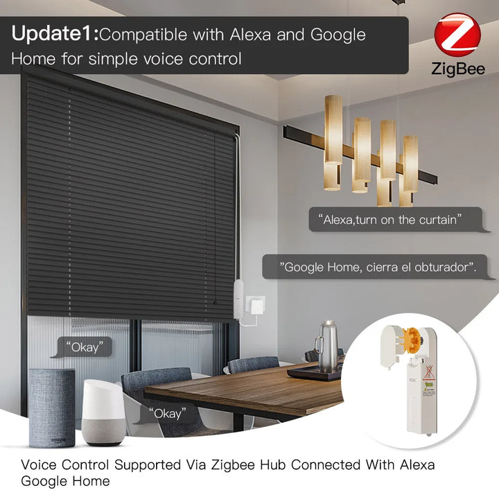 ZigBee Smart Roller Blind Motor