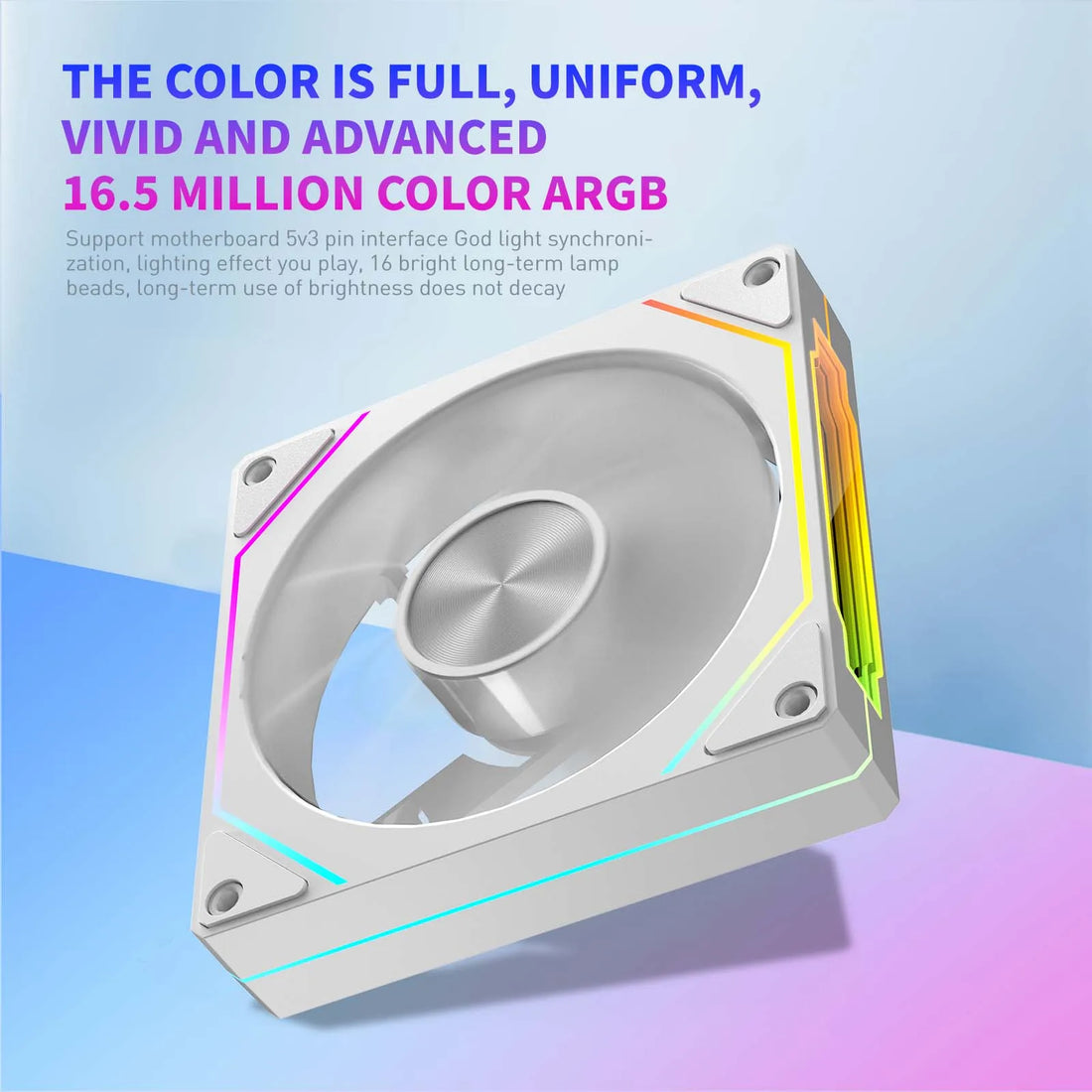 LDPCSJ PRISM 5 PRO 120mm ARGB PWM Computer Cooling Fan
