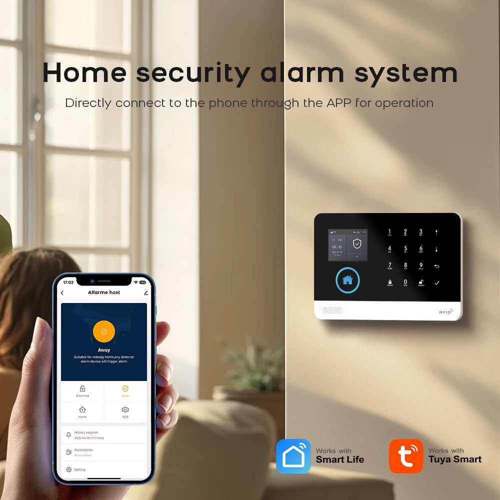 MULO PG103 Smart Home Alarm System WiFi GSM 433MHz