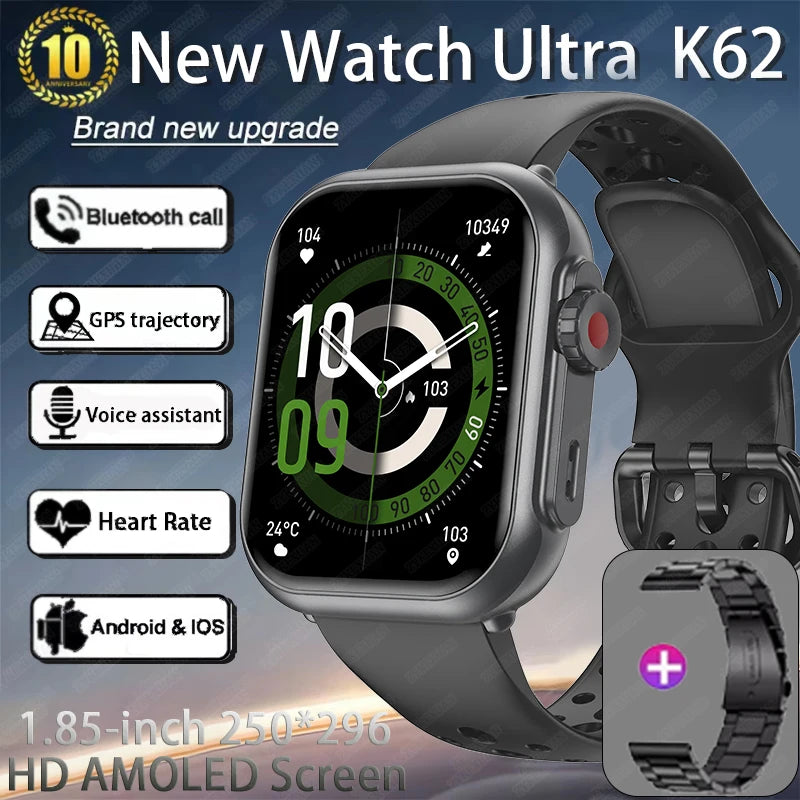 Smartwatch Ultra 2 – 1.85" HD Touch Screen