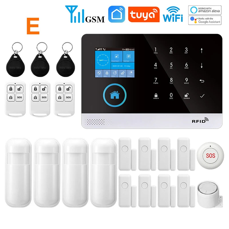 MULO PG103 Smart Home Alarm System WiFi GSM 433MHz