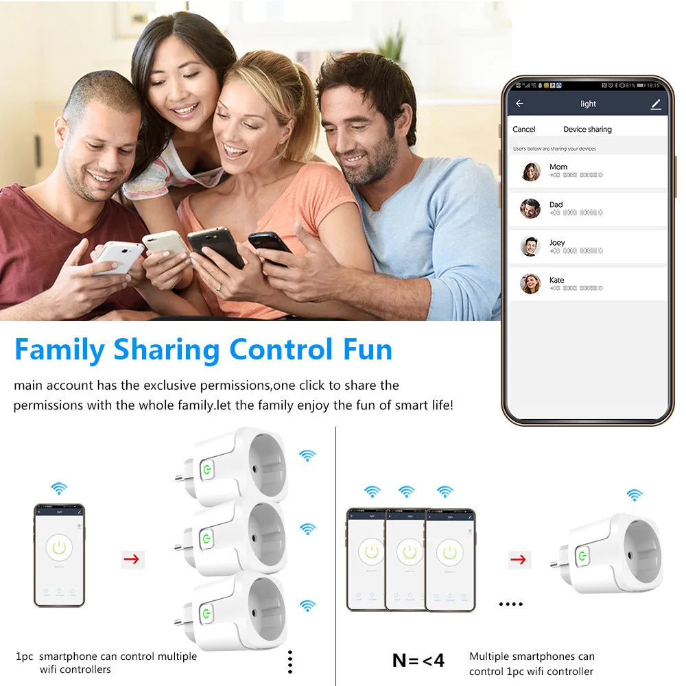 TUYA Smart WiFi/Zigbee Plug EU