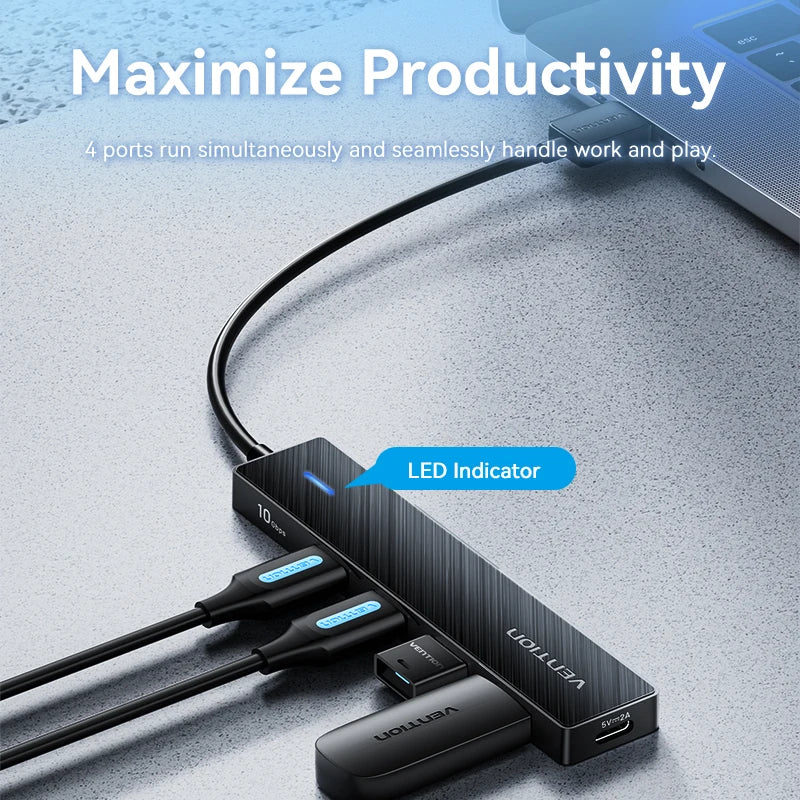 Vention 4-Port USB 3.2 Hub