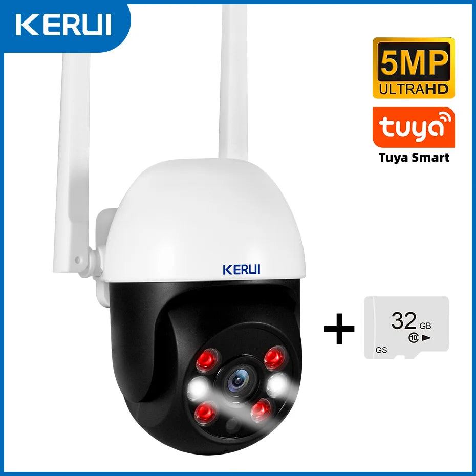 KERUI 4K Dual Lens PTZ WiFi Camera