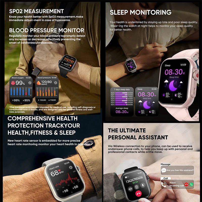 Smartwatch Ultra 2 – 1.85" HD Touch Screen