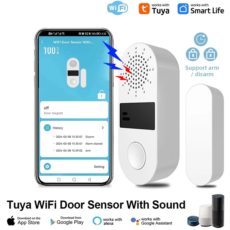 Tuya WiFi Door & Window Sensor
