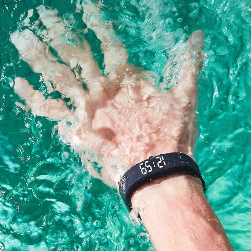 LED Smart Bracelet – Waterproof Fitness Band with Pedometer