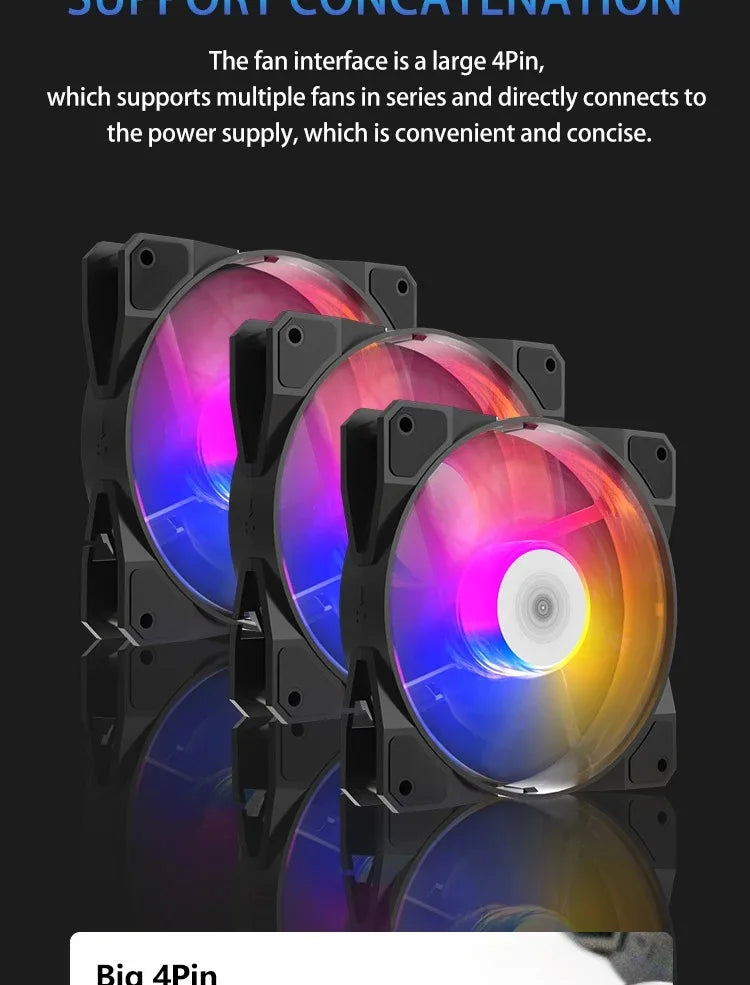 TEUCER P16 RGB 120mm PC Case Fan