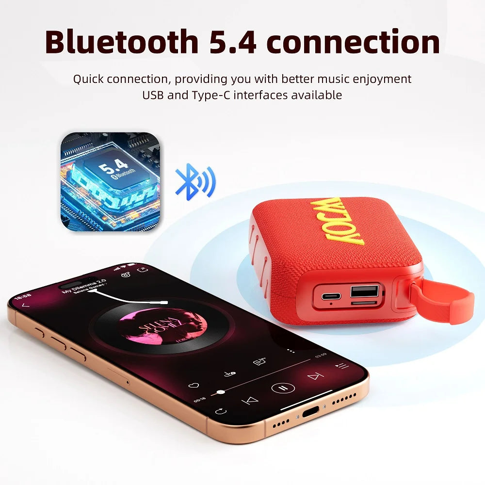 G04 Bluetooth 5.4 Mini Subwoofer Speaker