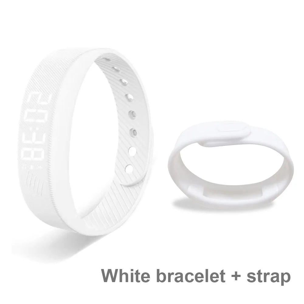 LED Smart Bracelet – Waterproof Fitness Band with Pedometer
