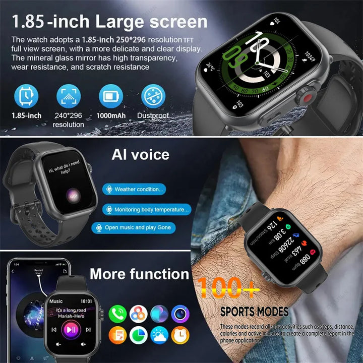 Smartwatch Ultra 2 – 1.85" HD Touch Screen