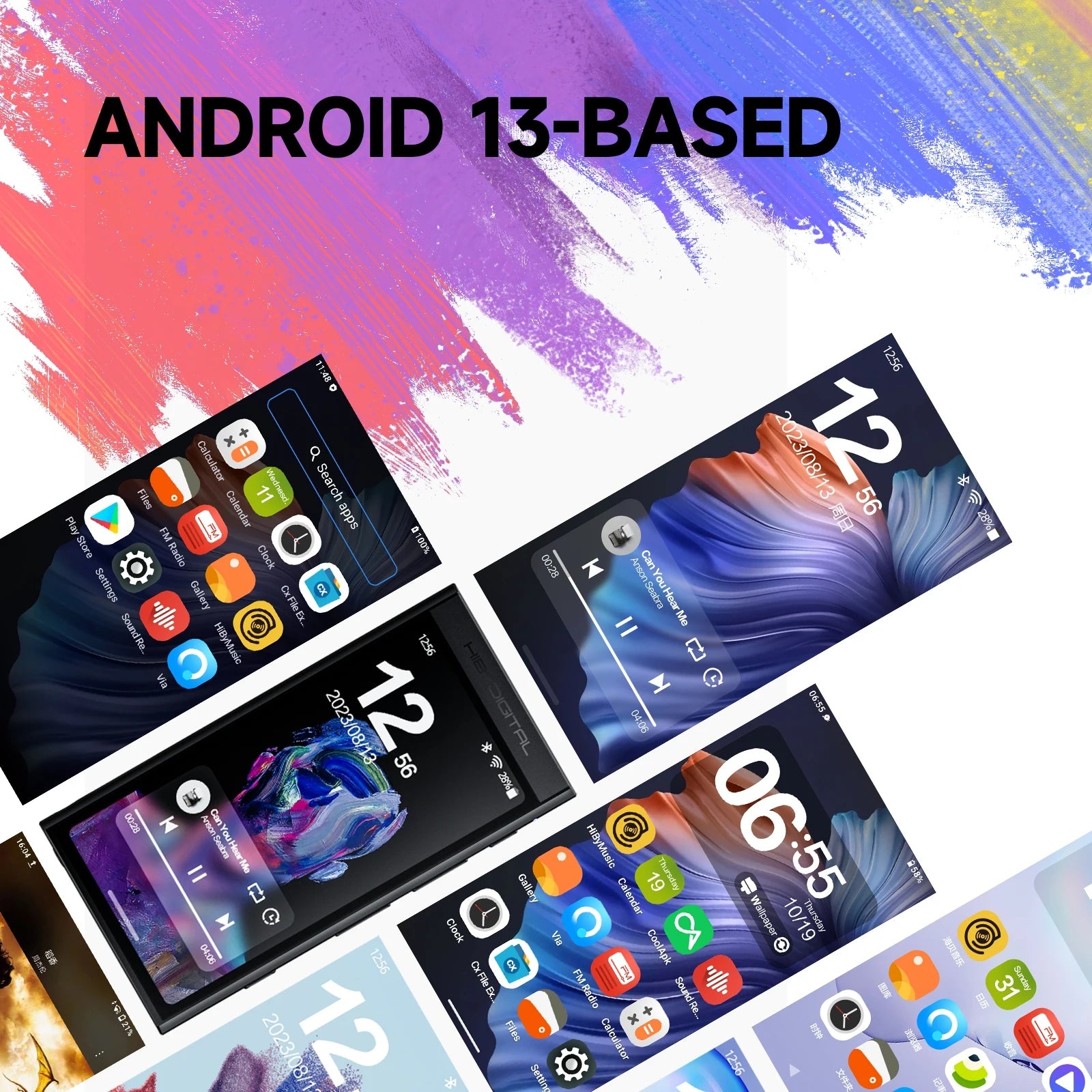 HiBy M300 Android 13 HiFi Music Player