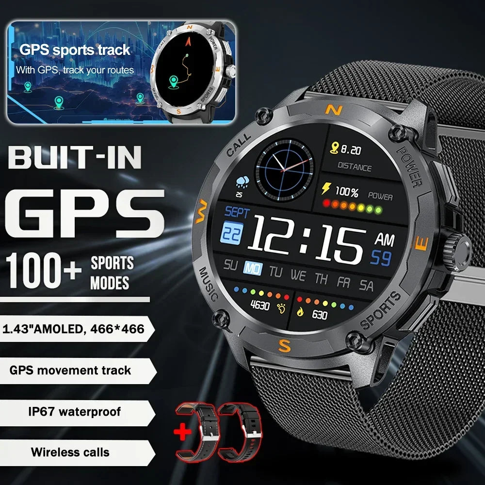 Outdoor Smart Watch – 5 Satellite GPS