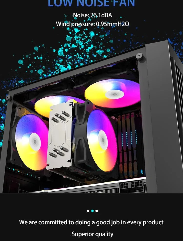 TEUCER P16 RGB 120mm PC Case Fan