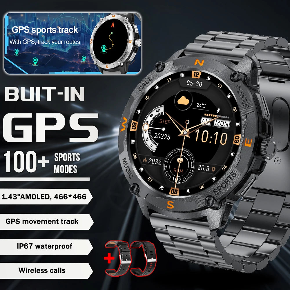 Outdoor Smart Watch – 5 Satellite GPS
