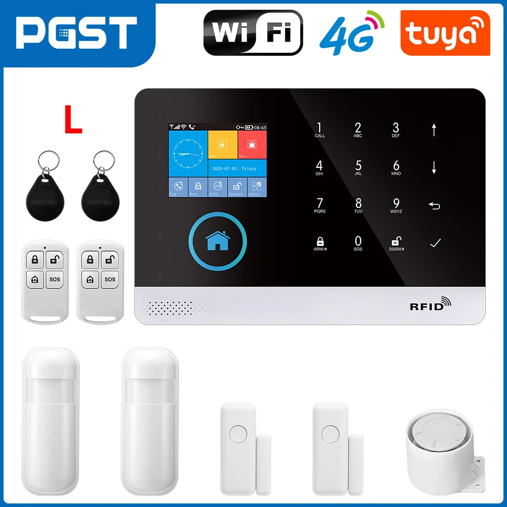 PGST 103 4G WiFi GSM Home Security System