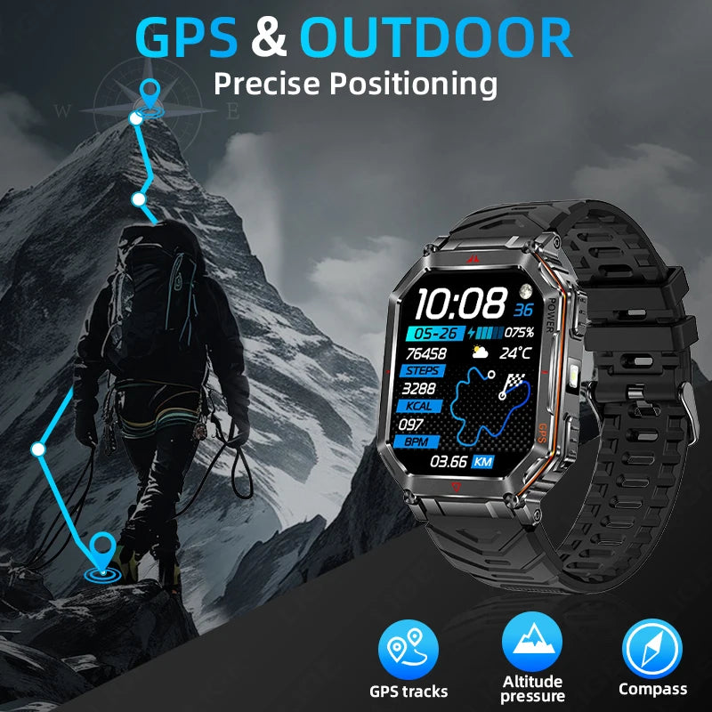 LIGE Men’s Outdoor Smart Watch
