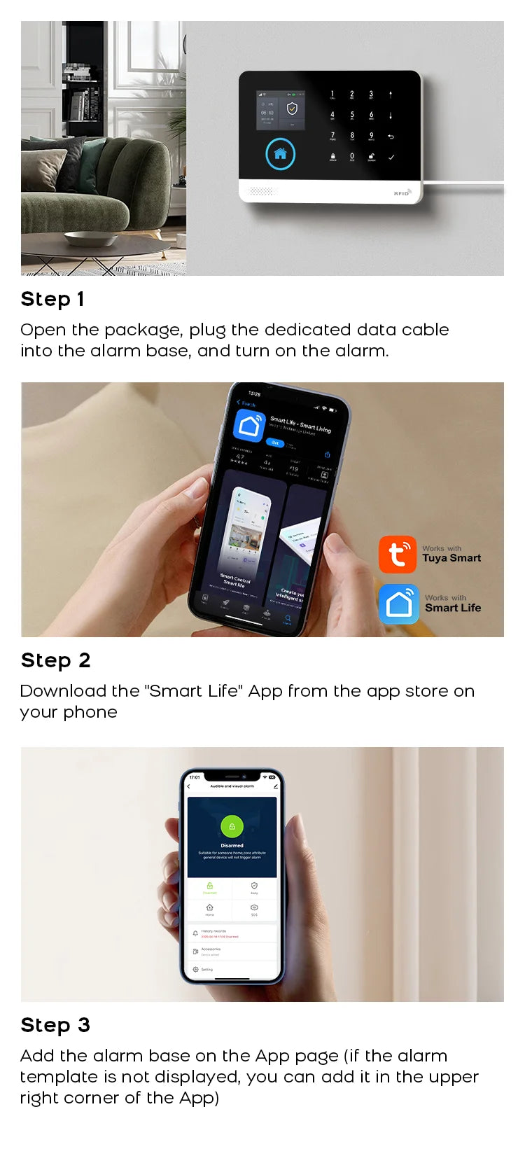 PGST 103 4G WiFi GSM Home Security System