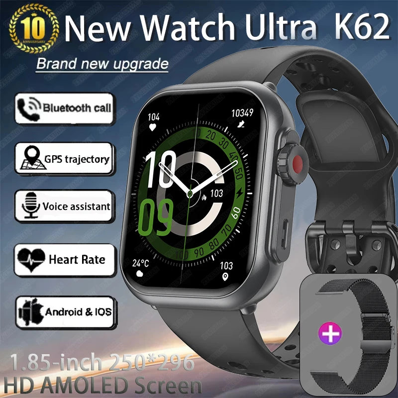 Smartwatch Ultra 2 – 1.85" HD Touch Screen