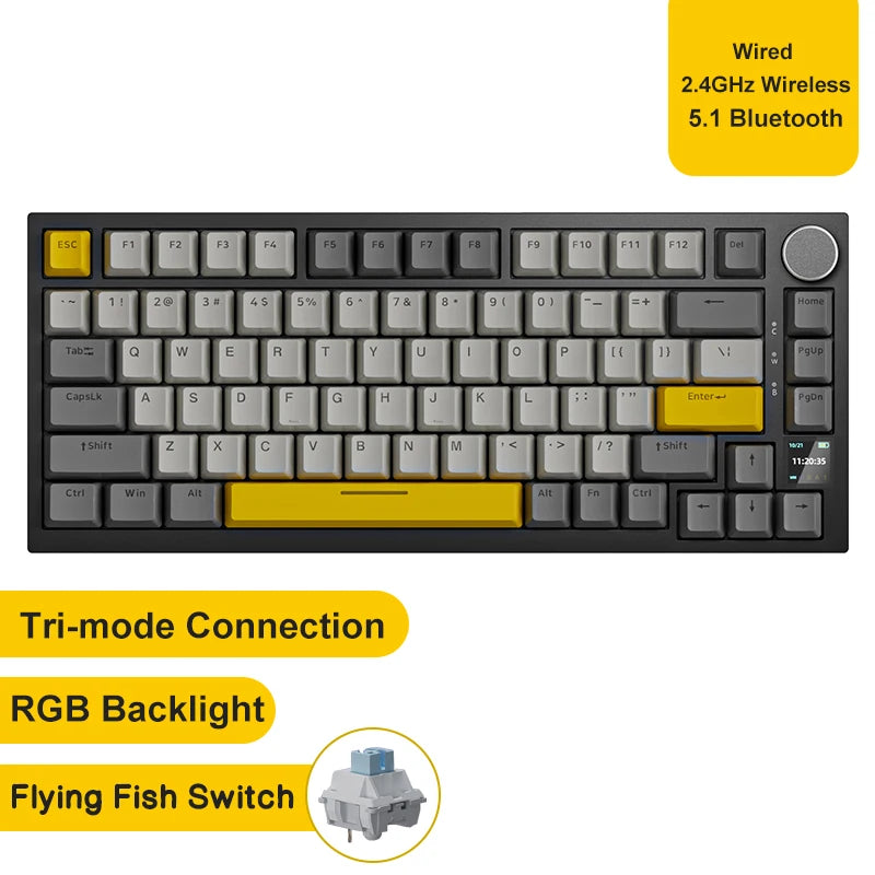 Ajazz AK820/AK820 Pro Mechanical Gaming Keyboard