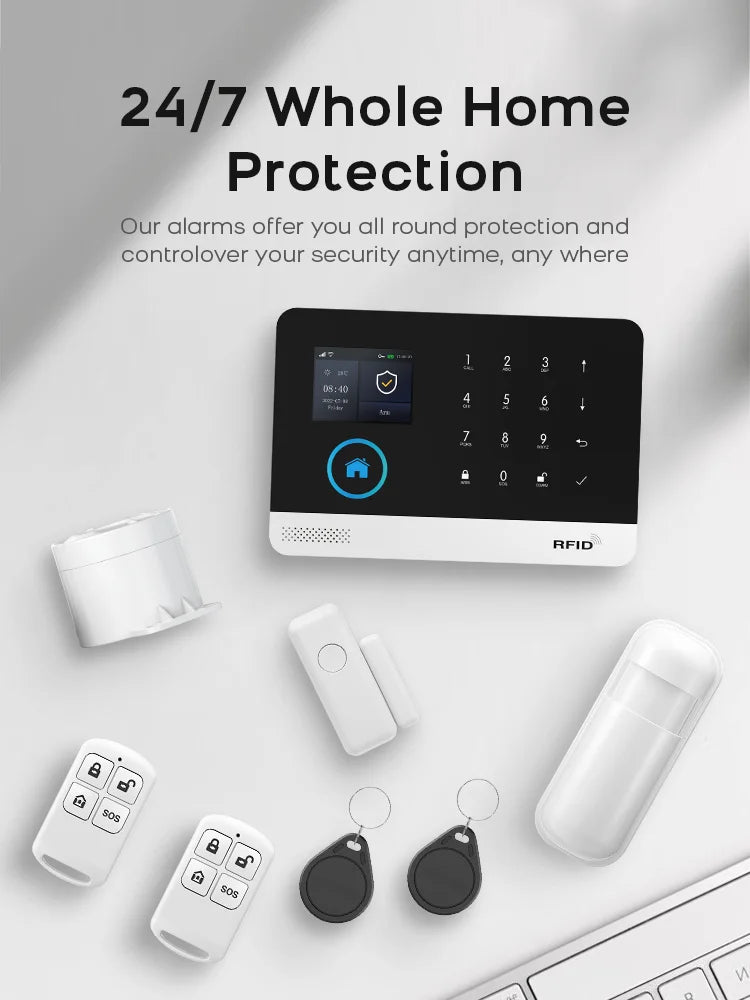 MULO PG103 Smart Home Alarm System WiFi GSM 433MHz