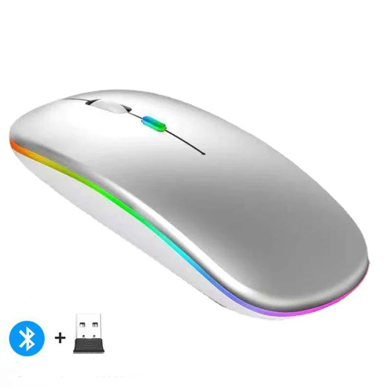 Wireless Rechargeable LED Mouse