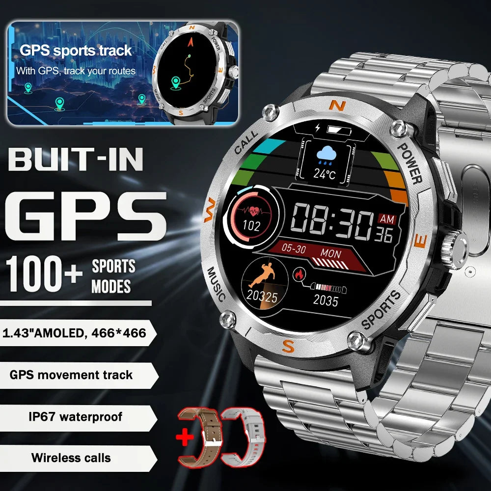 Outdoor Smart Watch – 5 Satellite GPS