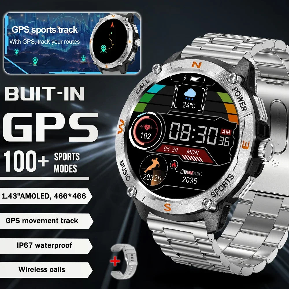 Outdoor Smart Watch – 5 Satellite GPS