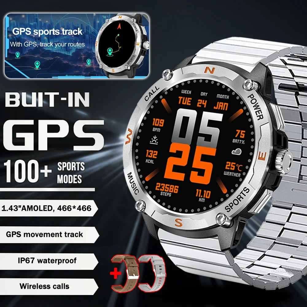 Outdoor Smart Watch – 5 Satellite GPS