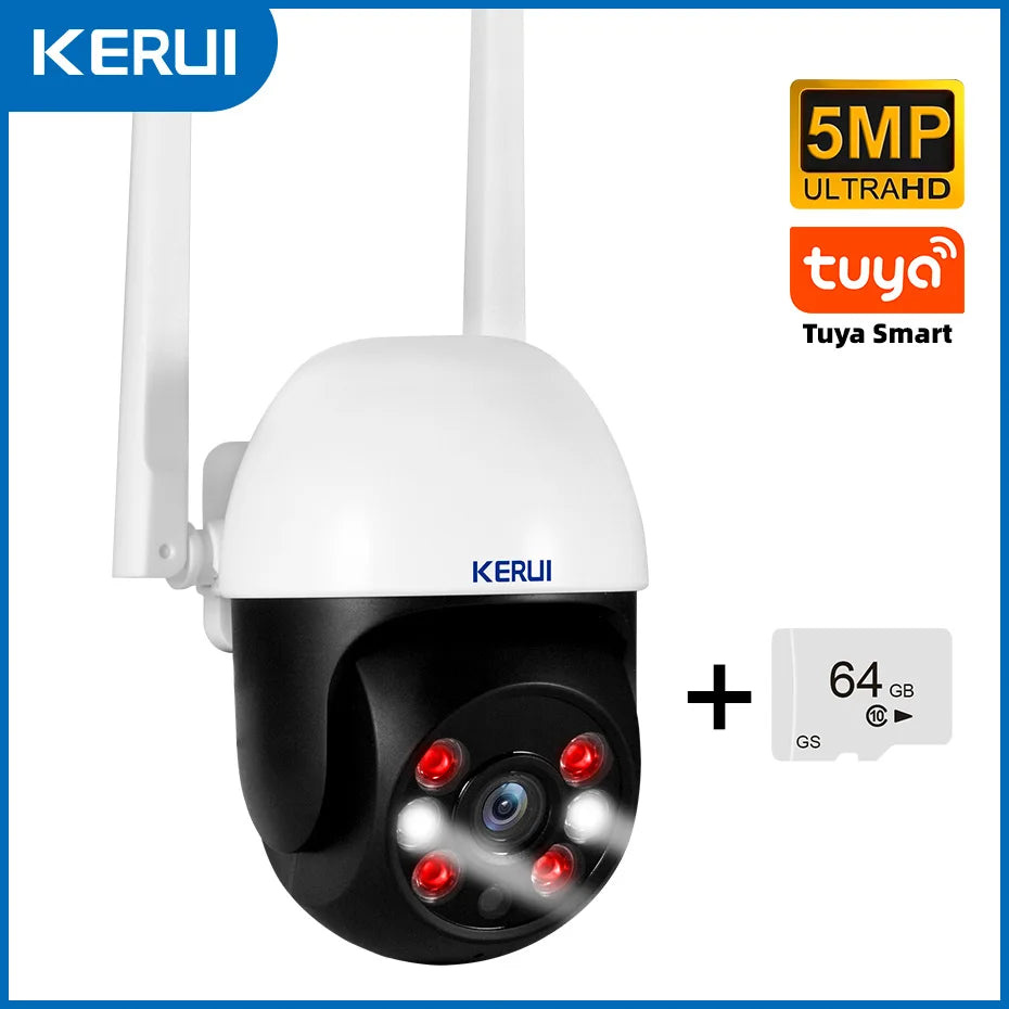 KERUI 4K Dual Lens PTZ WiFi Camera