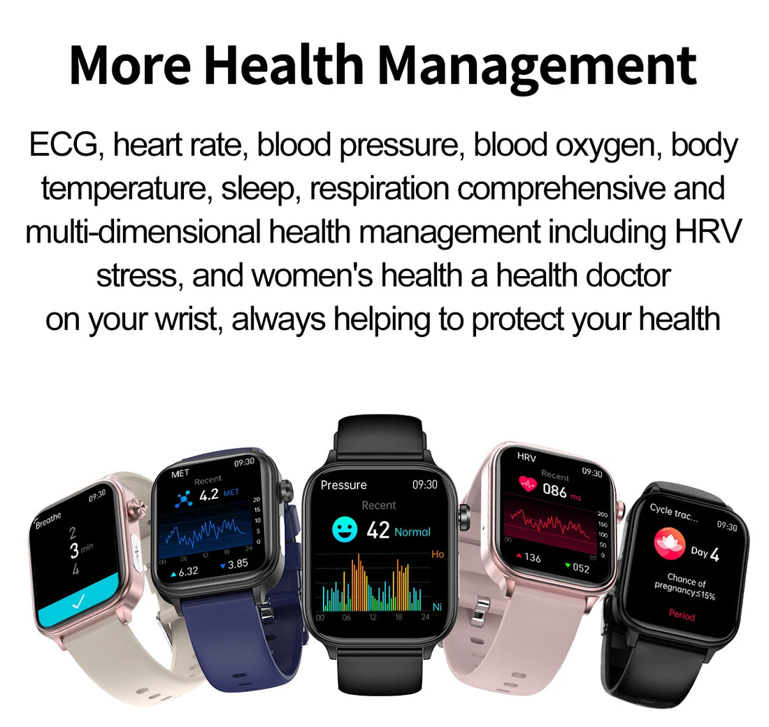 2025 ECG+PPG Smartwatch – Women’s Menstrual Health