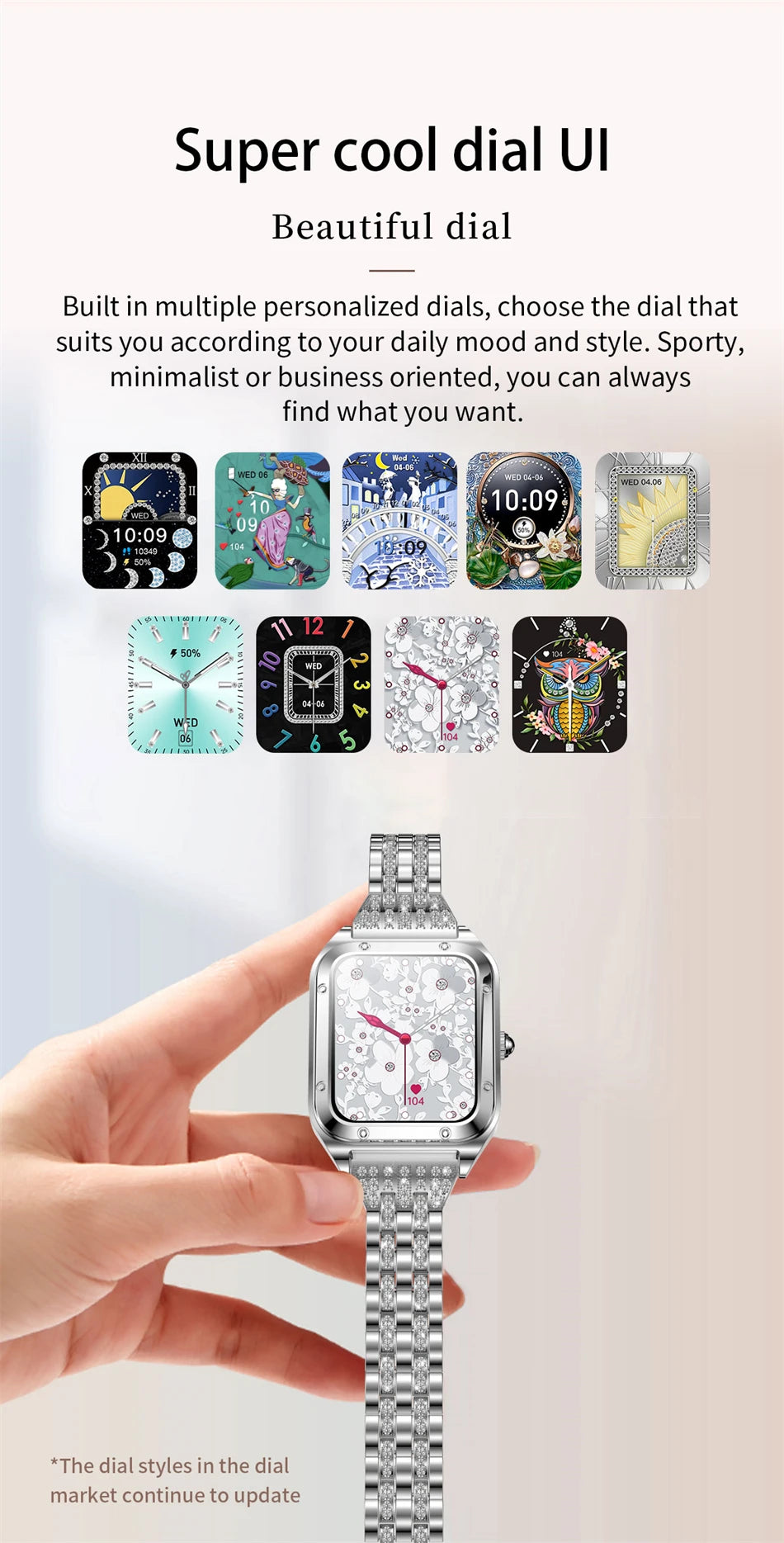 LIGE Women’s Smart Watch – Fashion Bracelet