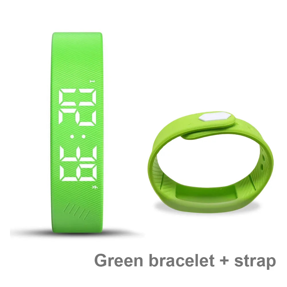 LED Smart Bracelet – Waterproof Fitness Band with Pedometer