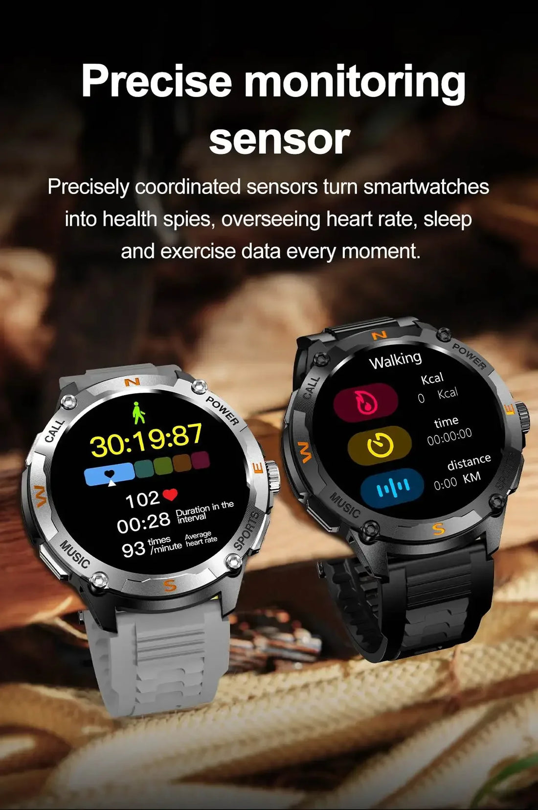 Outdoor Smart Watch – 5 Satellite GPS