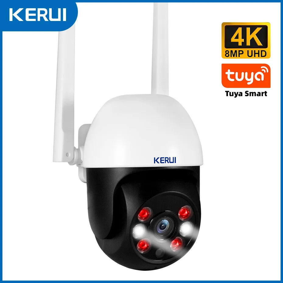 KERUI 4K Dual Lens PTZ WiFi Camera